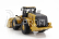 Dm-models Caterpillar Cat982xe Ruspa Gommata - Scraper Tractor Wheel Loader 1:50 Žlutá Černá