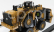 Dm-models Caterpillar Cat994k Ruspa Gommata - Scraper Tractor Wheel Loader 1:125 Žlutá Černá