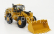 Dm-models Caterpillar Cat994k Ruspa Gommata - Scraper Tractor Wheel Loader 1:50 Žlutá Černá