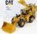 Dm-models Caterpillar Cat994k Ruspa Gommata - Scraper Tractor Wheel Loader 1:50 Žlutá Černá