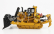Dm-models Caterpillar Catd10t2 Ruspa Cingolata - Scraper Track Type Tractor 1:50 Žlutá Černá