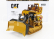 Dm-models Caterpillar Catd10t2 Ruspa Cingolata - Scraper Track Type Tractor 1:50 Žlutá Černá