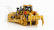 Dm-models Caterpillar Catd11 Dozer Ruspa Cingolata - Scraper Type Tractor 1:50 Žlutá Černá