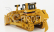 Dm-models Caterpillar Catd11r Dozer Ruspa Cingolata - Scraper Type Tractor 1:50 Žlutá Černá