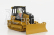 Dm-models Caterpillar Catd3 Dozer Ruspa Cingolata - Scraper Type Tractor 1:50 Žlutá Černá