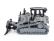 Dm-models Caterpillar Catd6 Xe Lgp Ruspa Cingolata - Scraper Truck-type Tractor 1:50 Grey