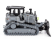 Dm-models Caterpillar Catd6 Xe Lgp Ruspa Cingolata - Scraper Truck-type Tractor 1:50 Grey