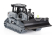 Dm-models Caterpillar Catd6 Xe Lgp Ruspa Cingolata - Scraper Truck-type Tractor 1:50 Grey
