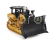 Dm-models Caterpillar Catd8 Ruspa Cingolata - Dozer Scraper Track Type Tractor - Waste Handler Configuration 1:50 Žlutá Černá