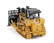 Dm-models Caterpillar Catd8 Ruspa Cingolata - Dozer Scraper Track Type Tractor - Waste Handler Configuration 1:50 Žlutá Černá