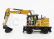 Dm-models Caterpillar Catm318 Kolový bagr 1:50, žlutá