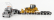 Dm-models Caterpillar International Hx520 Nákladní vůz s přívěsem + Pásový bagr 1:50