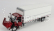 Dm-models Peterbilt 536 Truck Cassonato 2010 1:32 Červená Met Bílá