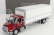 Dm-models Peterbilt 536 Truck Cassonato 2010 1:32 Červená Met Bílá