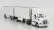 Dm-models Peterbilt 579 Truck Auto-articolato 2011 1:50 Bílá