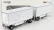 Dm-models Trailer Auto-articolato Wabash National 28' 1:50 Bílá