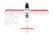 RC letadlo DO-27 1600mm ARF, červeno/bílá