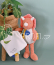 Doudou Dárková sada - dinosaurus s dečkou 25 cm