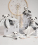 Doudou Dárková sada - plyšová hračka panda s dečkou 20 cm