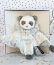 Doudou Dárková sada - plyšový usínáček panda 20 cm