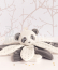 Doudou Dárková sada - plyšový usínáček panda 26 cm