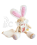 Doudou Dárková sada - plyšový zajíček s dečkou 31 cm růžový
