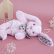 Doudou Histoire d´Ours Plyšová hračka růžový králíček 25 cm
