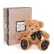 Doudou Histoire d´Ours Plyšový kamarád světle hnědý medvídek 25 cm