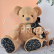 Doudou Histoire d´Ours Plyšový kamarád světle hnědý medvídek 60 cm