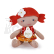 Doudou Julijou Panenka Lola 16 cm červená