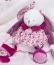 Doudou Plyšová hračka růžový králíček 30 cm