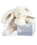 Doudou Plyšový králíček béžový 30 cm