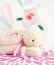 Doudou Plyšový králíček pink 30 cm