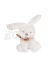 Doudou Plyšový králíček s šátkem 12 cm