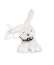 Doudou Plyšový králíček s šátkem 12 cm
