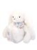Doudou Plyšový králíček s šátkem bílý 35 cm