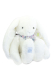 Doudou Plyšový králík XXL s šátkem bílý 50 cm