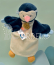 Doudou Plyšový maňásek tučňák 25 cm