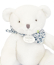 Doudou Plyšový medvídek bílý 25 cm