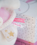 Doudou Plyšový  růžový králíček hrající melodii 14 cm