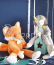Doudou Tiwipi plyšová liška 60 cm