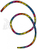 Duhový ocas Tube Tail Rainbow Spiral 6 m