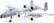 E-flite A-10 Thunderbolt II 1.1m SAFE Select BNF Basic