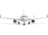 E-flite Airbus A320neo 1.5m EDF AS3X+ SAFE Select BNF Basic