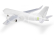 RC letadlo E-flite Airbus A320neo EDF AS3X+ SAFE Select BNF Basic, bílá