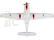 E-flite Cirrus SR22T 0.7m SAFE Select BNF Basic
