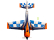 RC letadlo E-flite Extra 330 SC 3D 1.3m BNF