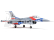 E-flite F-16 Falcon 0.7m SAFE Select BNF Basic