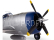 RC letadlo E-flite P-47 Razorback 1.2m PNP