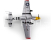 E-flite P-51D Mustang 0.49m Detroit Miss SAFE Select BNF Basic